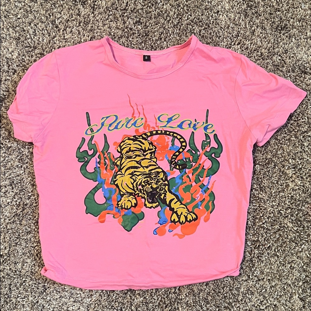 Pink Graphic T-Shirt